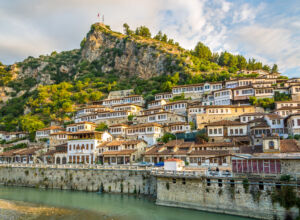 view at old city of berat