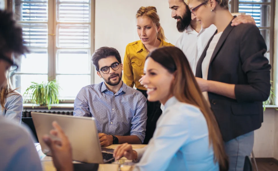 équipe au travail